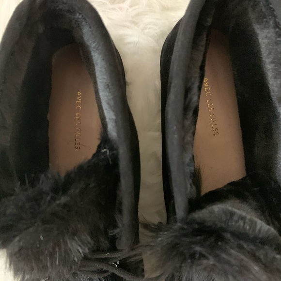 AVEC LES FILLES “Demi II” NEW Faux Fur Booties 8.5 - Picture 6 of 13